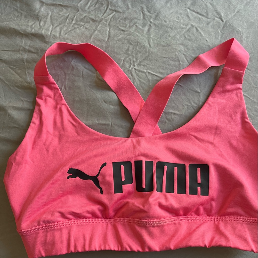 Puma Vibrant Pink Athletic Bra